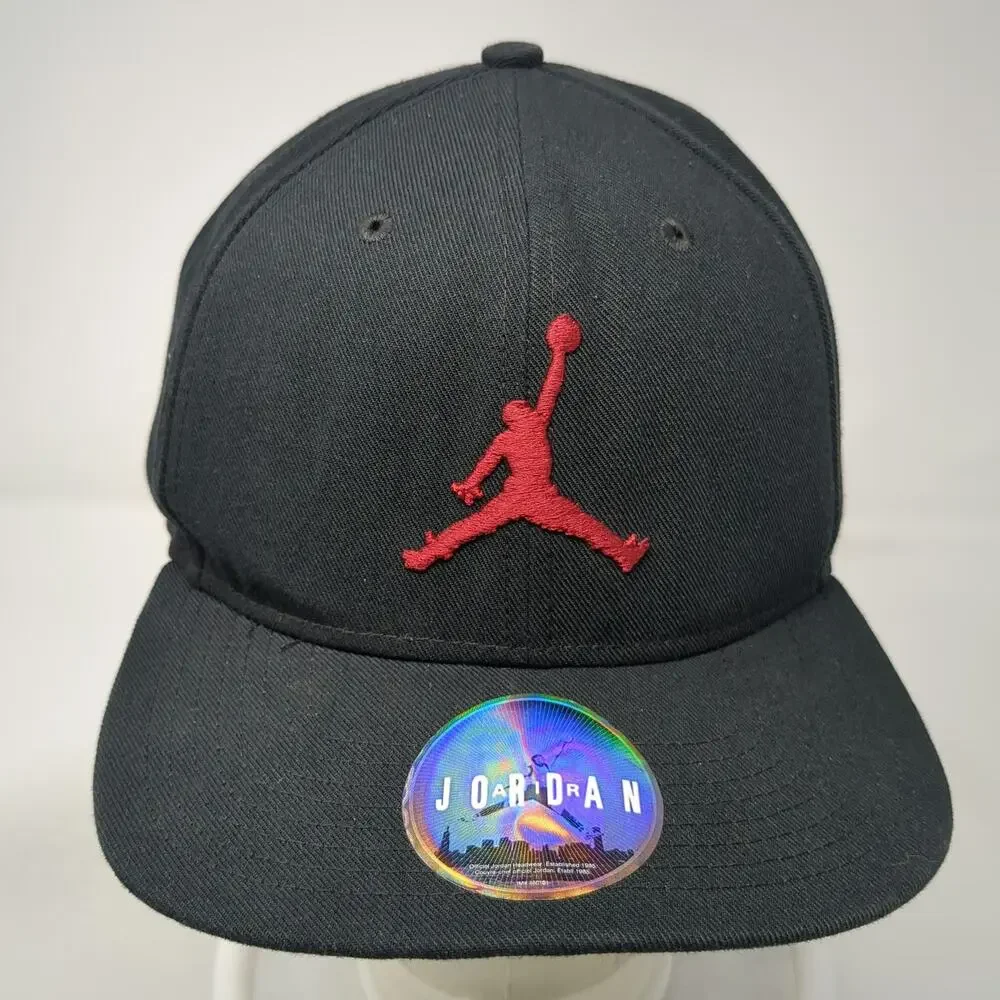 Jordan Snapback Black One Size Jumpman Conrad McRae Basketball Hat Flat Bill